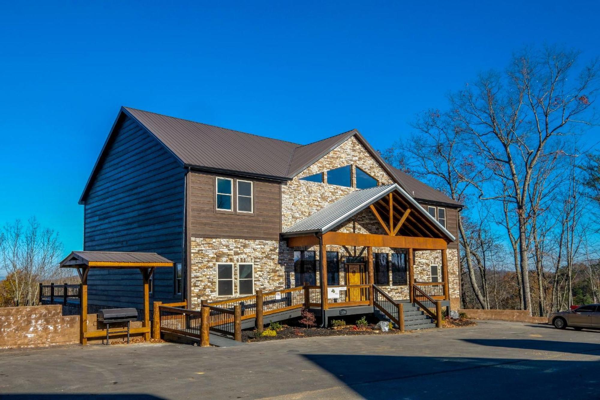 Villa Swim And Gym Mansion Pigeon Forge Exterior foto