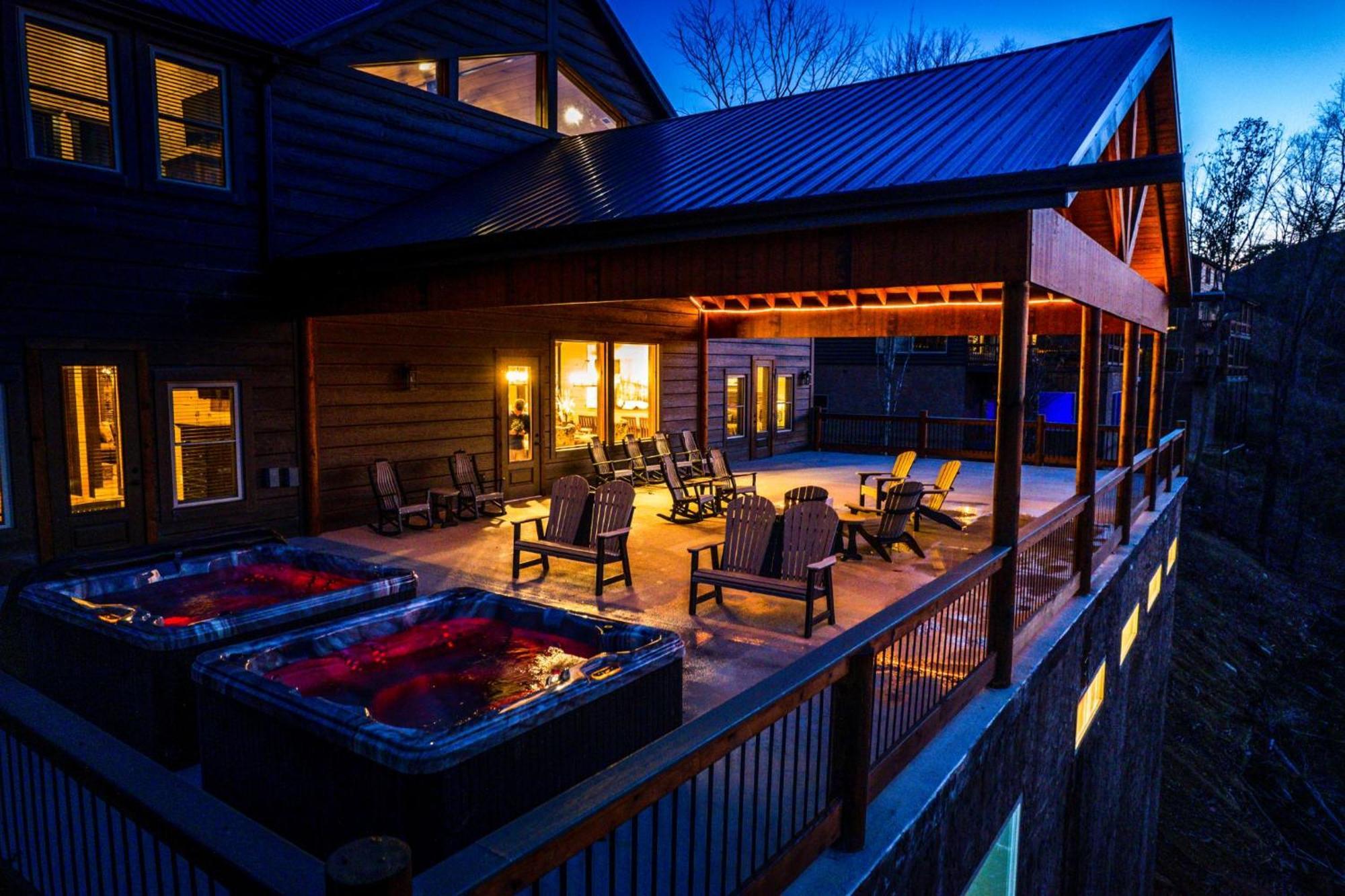 Villa Swim And Gym Mansion Pigeon Forge Exterior foto
